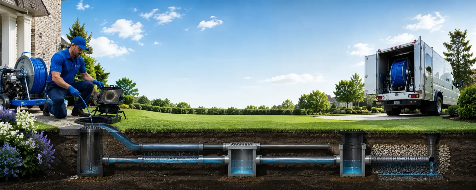 Outdoor drain cleaning information for Hobson, MT